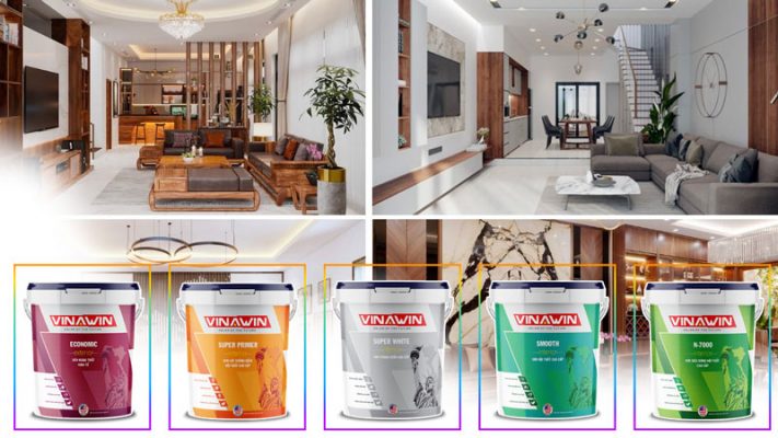 Màu sơn cho phòng khách hiện đại đẹp nhất 2023