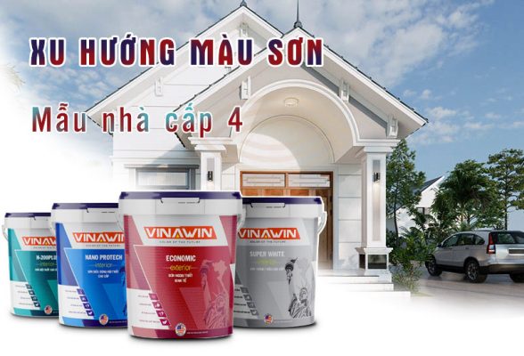 Xu hướng màu sơn đẹp cho mẫu nhà cấp 4 siêu đẹp 2023