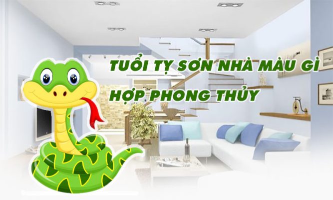 Tuổi Tỵ sơn nhà màu gì hợp phong thủy?
